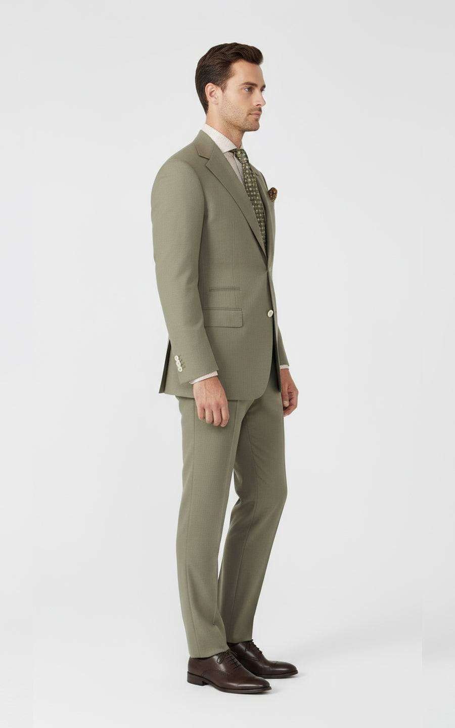 Customized green business event men's suits Set