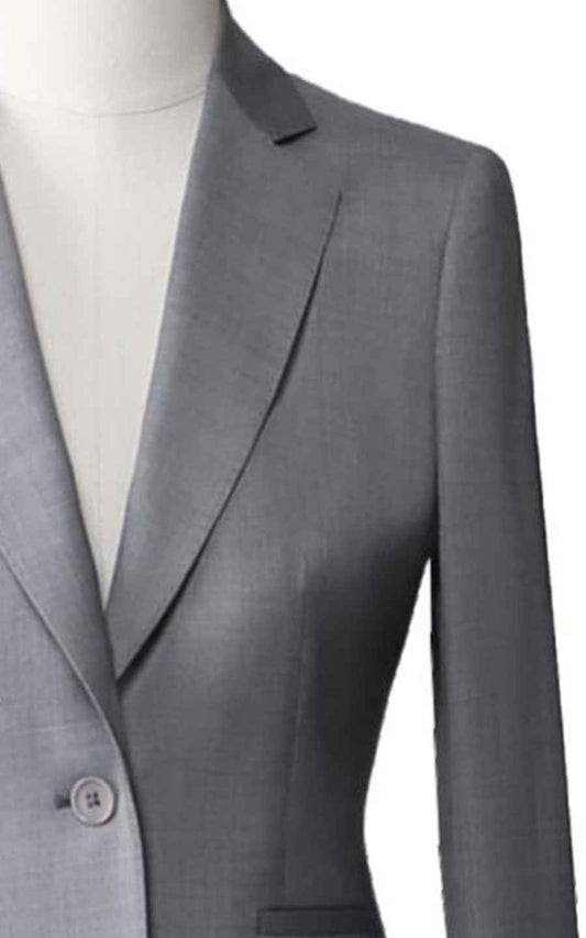 Women's Professional Grey Blazer - Single Button