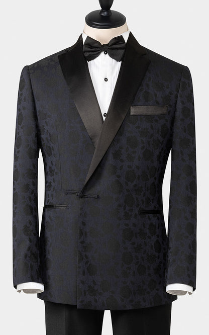 Premium Moire Tuxedo Details - Expert Formal Tailoring