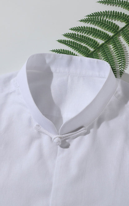 Men's White Business Shirt - Professional Custom Fit