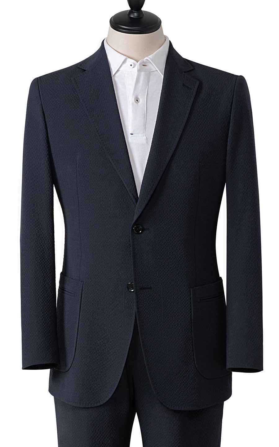 Navy Blue suits custom Wool Suit - Tailored Men's Formal Set