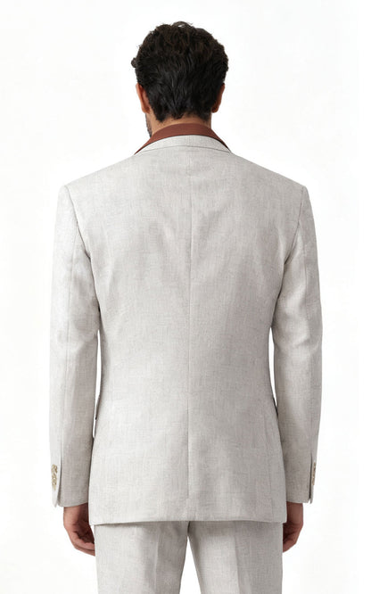 Custom Beige Linen Suits - Tailored Men's Formal Wear