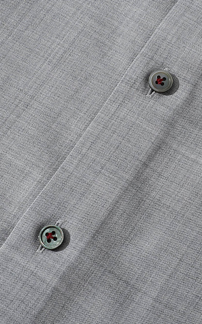 WIAI mist gray dress shirt - wrinkle-free professional