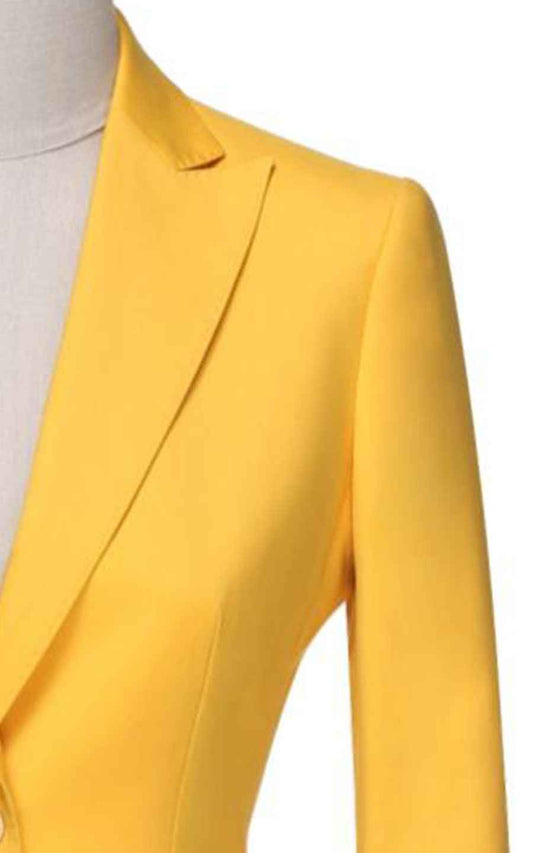 Women's Yellow Professional Blazer