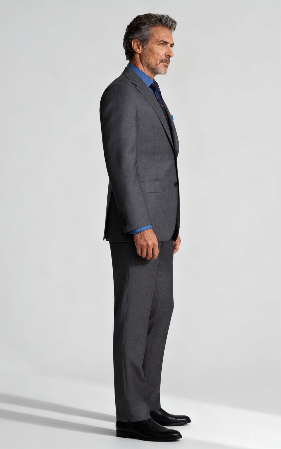 Gray Business Suit - Custom Tailored Online