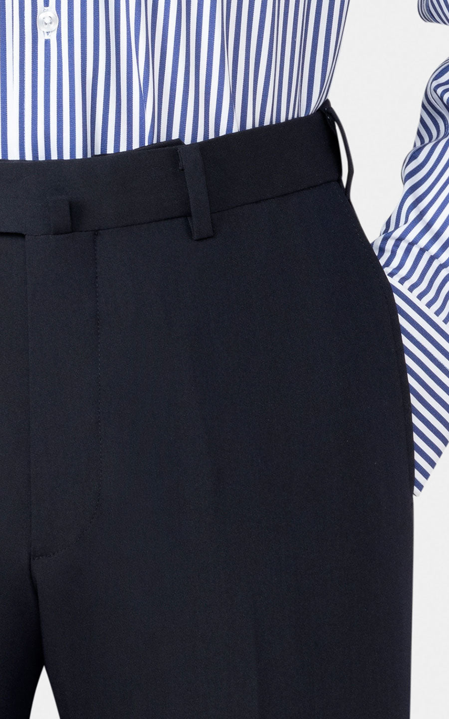 Custom Navy Trousers - Custom Dress Trousers