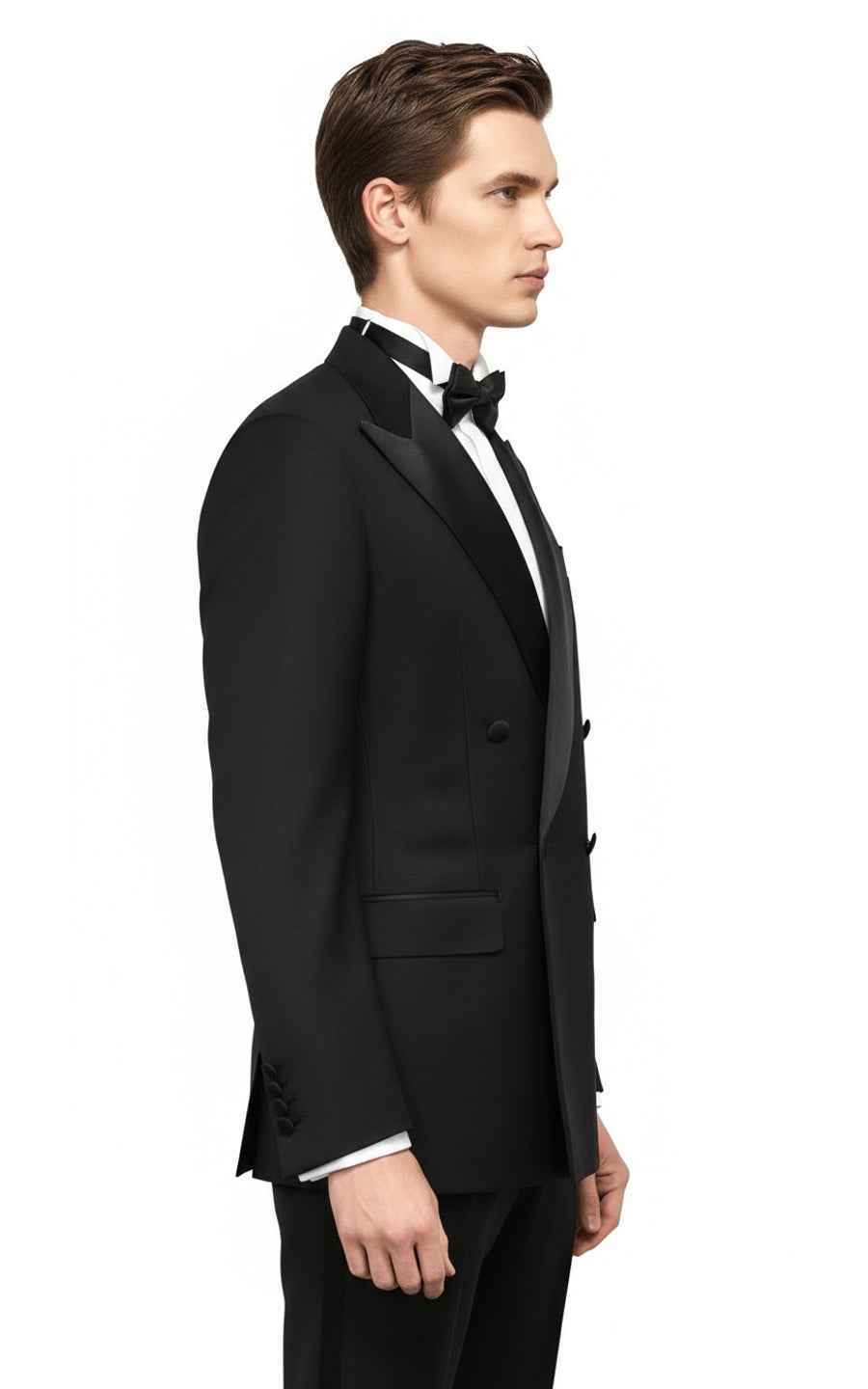 Men's Double-Breasted Tuxedo Suits Premium Formal