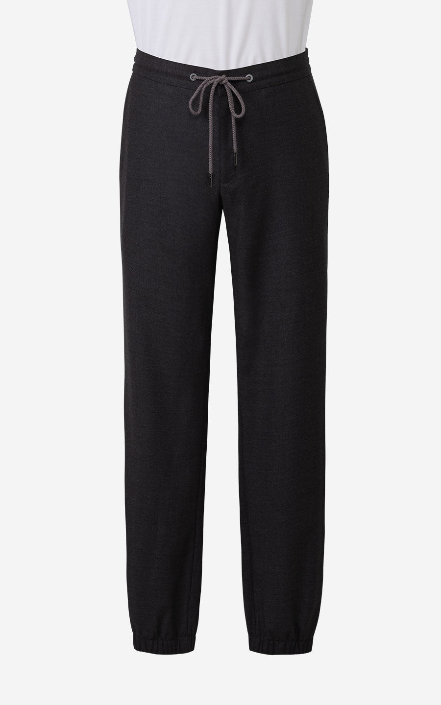 Custom Dark Grey Tailored Trousers - Premium Fit Pants