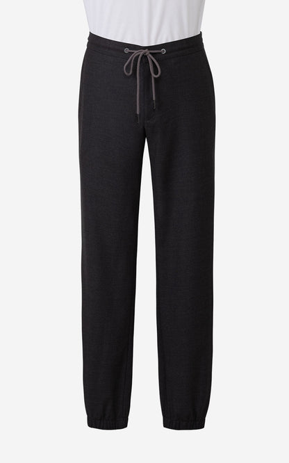 Custom Dark Grey Tailored Trousers - Premium Fit Pants