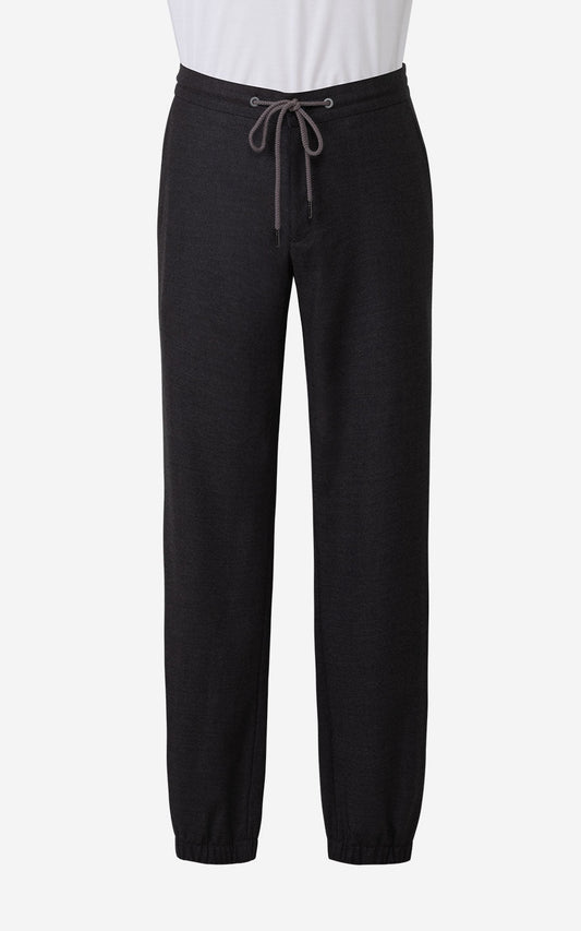 Custom Dark Grey Tailored Trousers - Premium Fit Pants