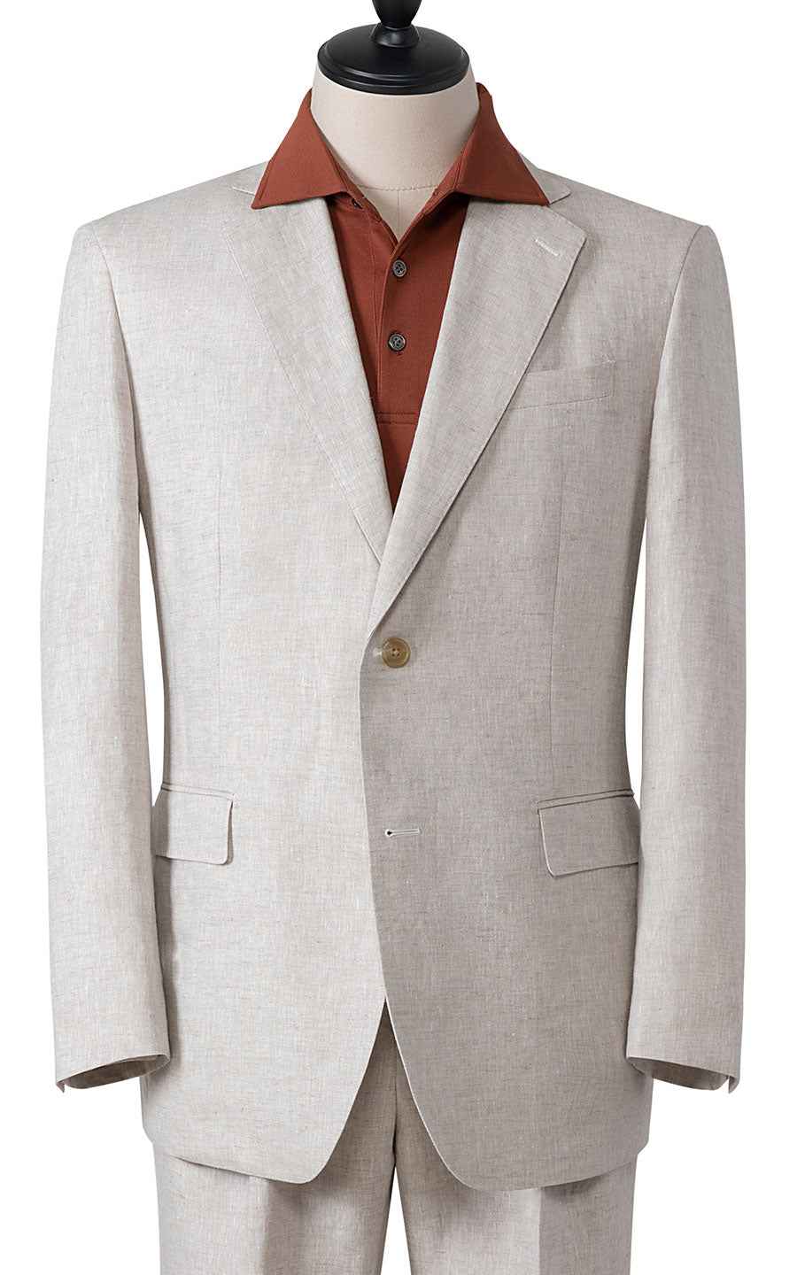 Premium Men's suit customization Linen Business Suit Set