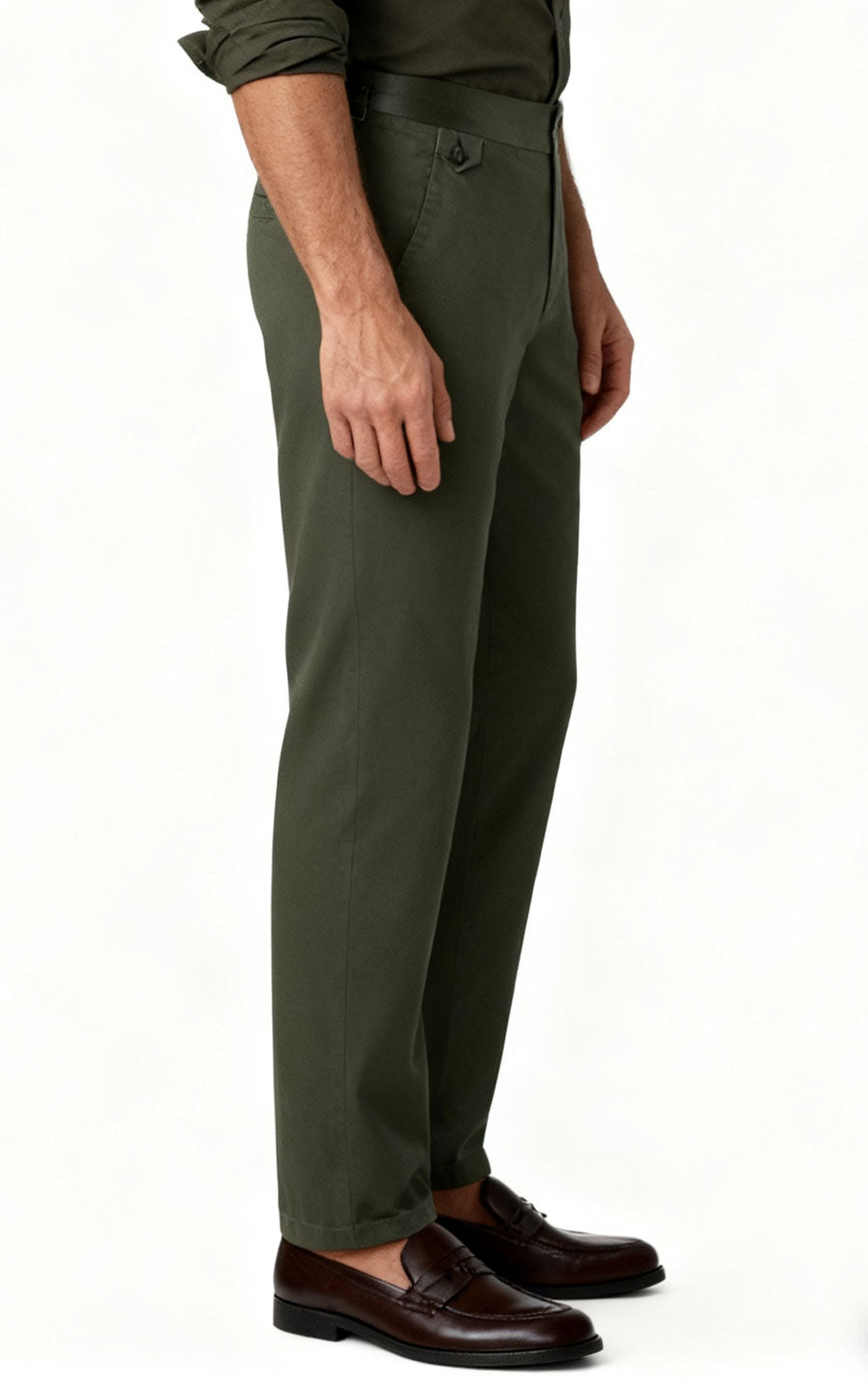 Custom Forest Green Suit Pants - Tailored Fit