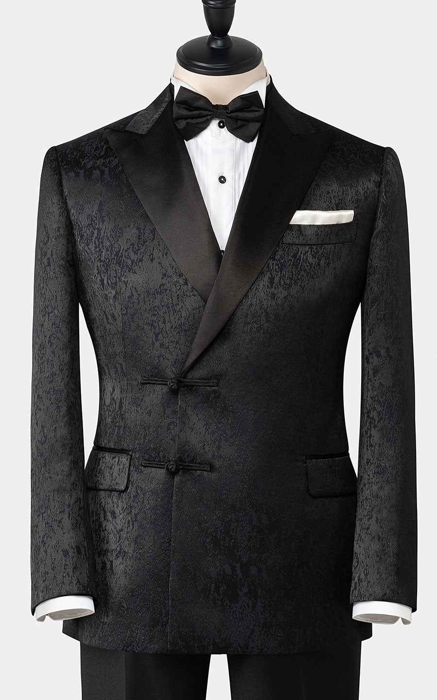 Custom Wool Jacquard Suit Jacket