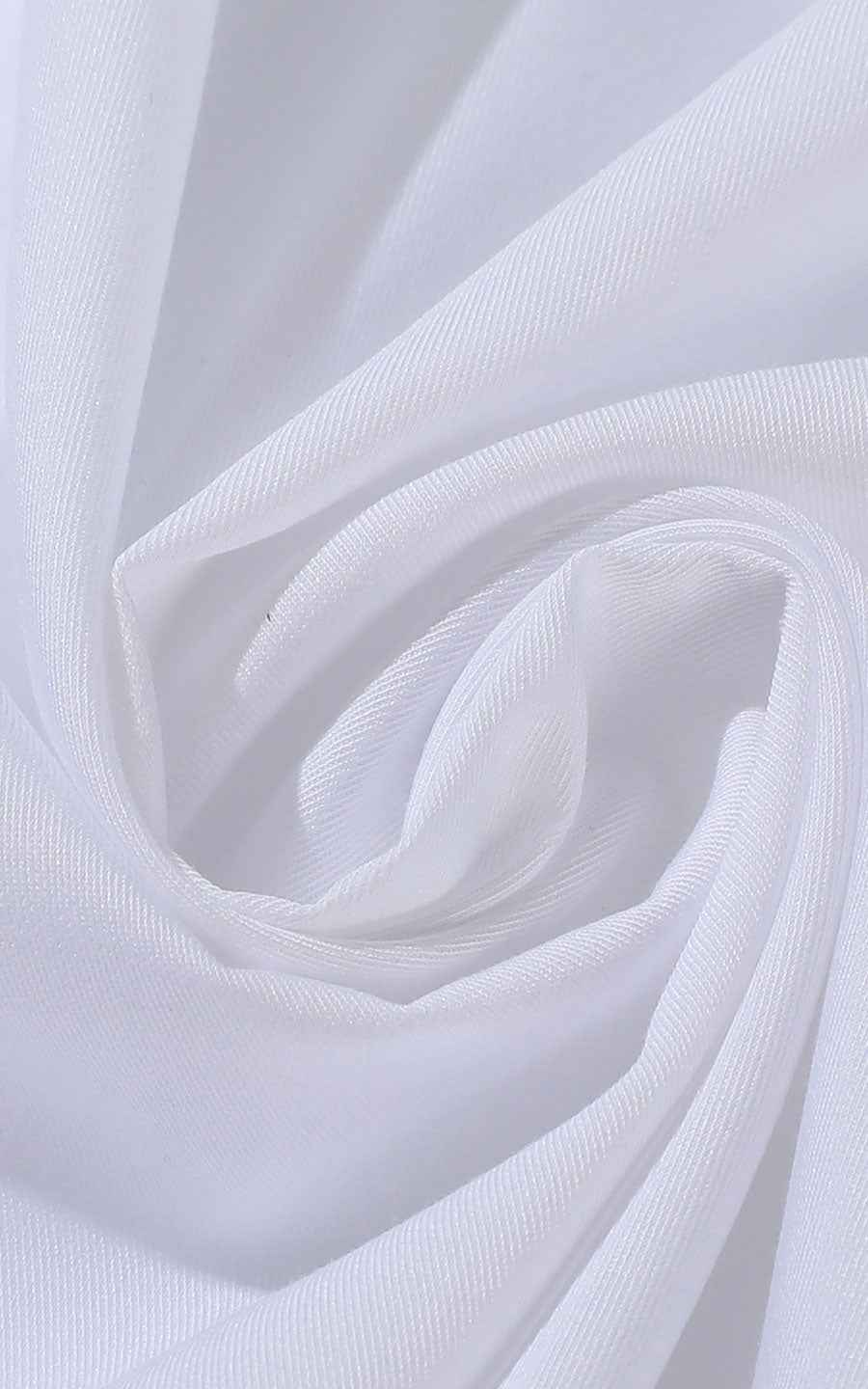 WIAI Custom Black Edge White Dress Shirt - Men's