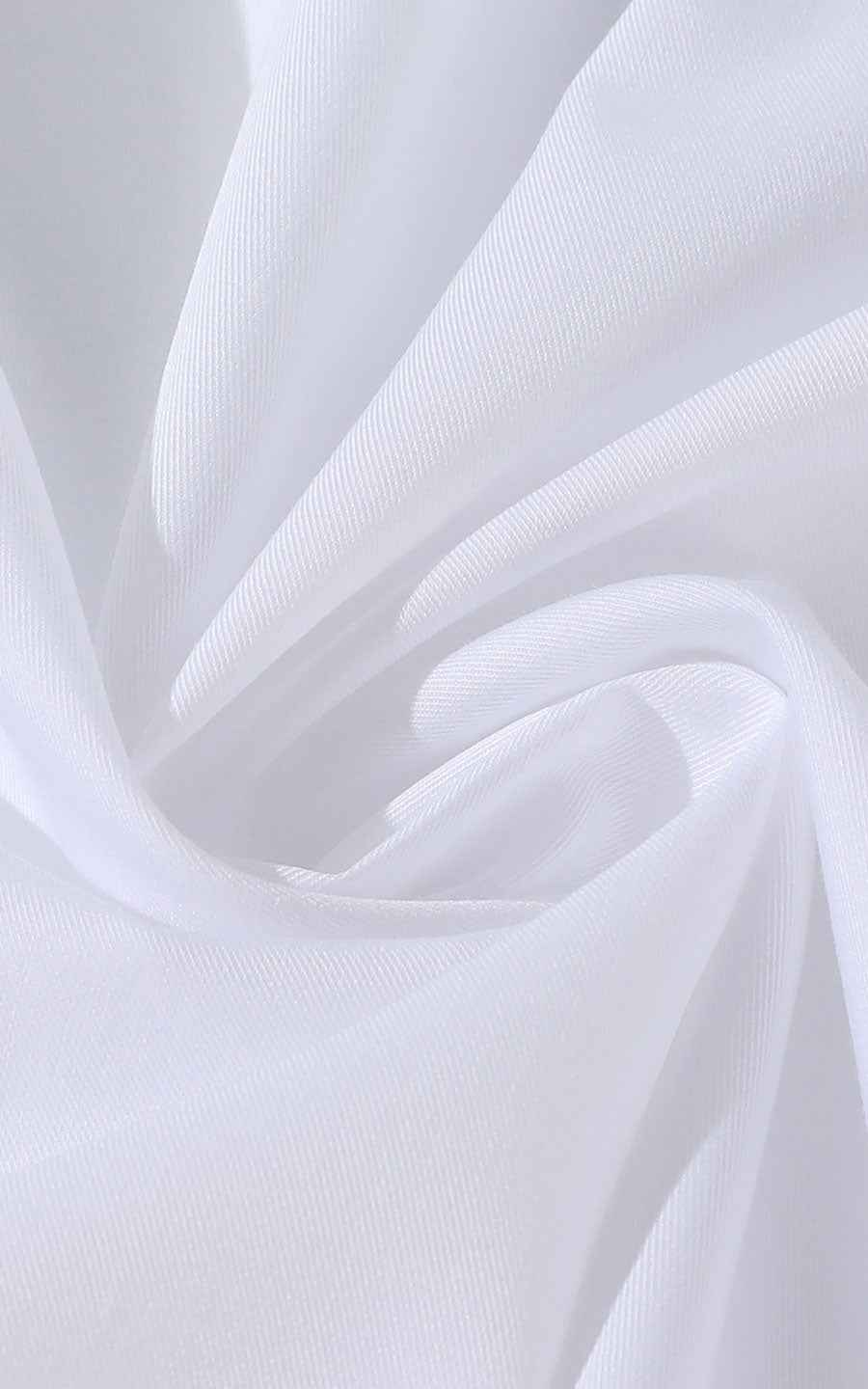 Custom Black & White Elegant Men's Dress Shirt