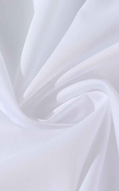 Custom Black & White Elegant Men's Dress Shirt