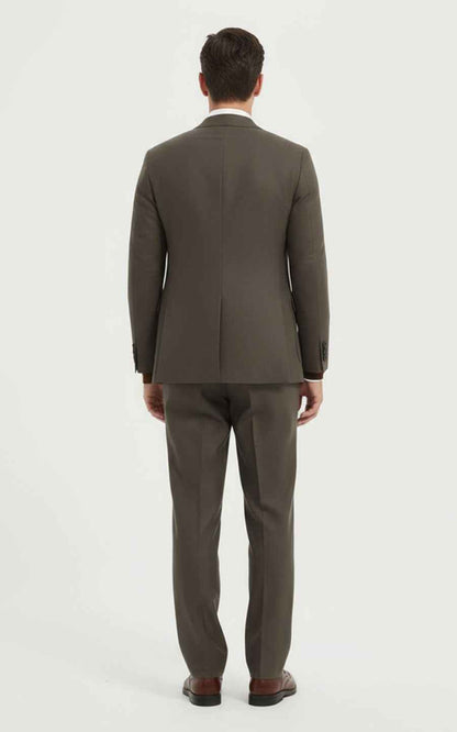 Office Suit Men - Classic Gray Blazer & Trousers Set