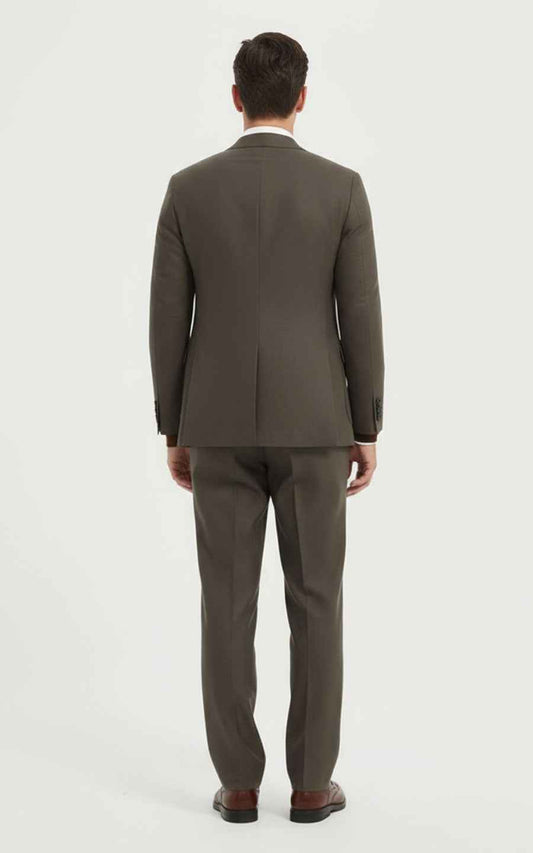 Office Suit Men - Classic Gray Blazer & Trousers Set