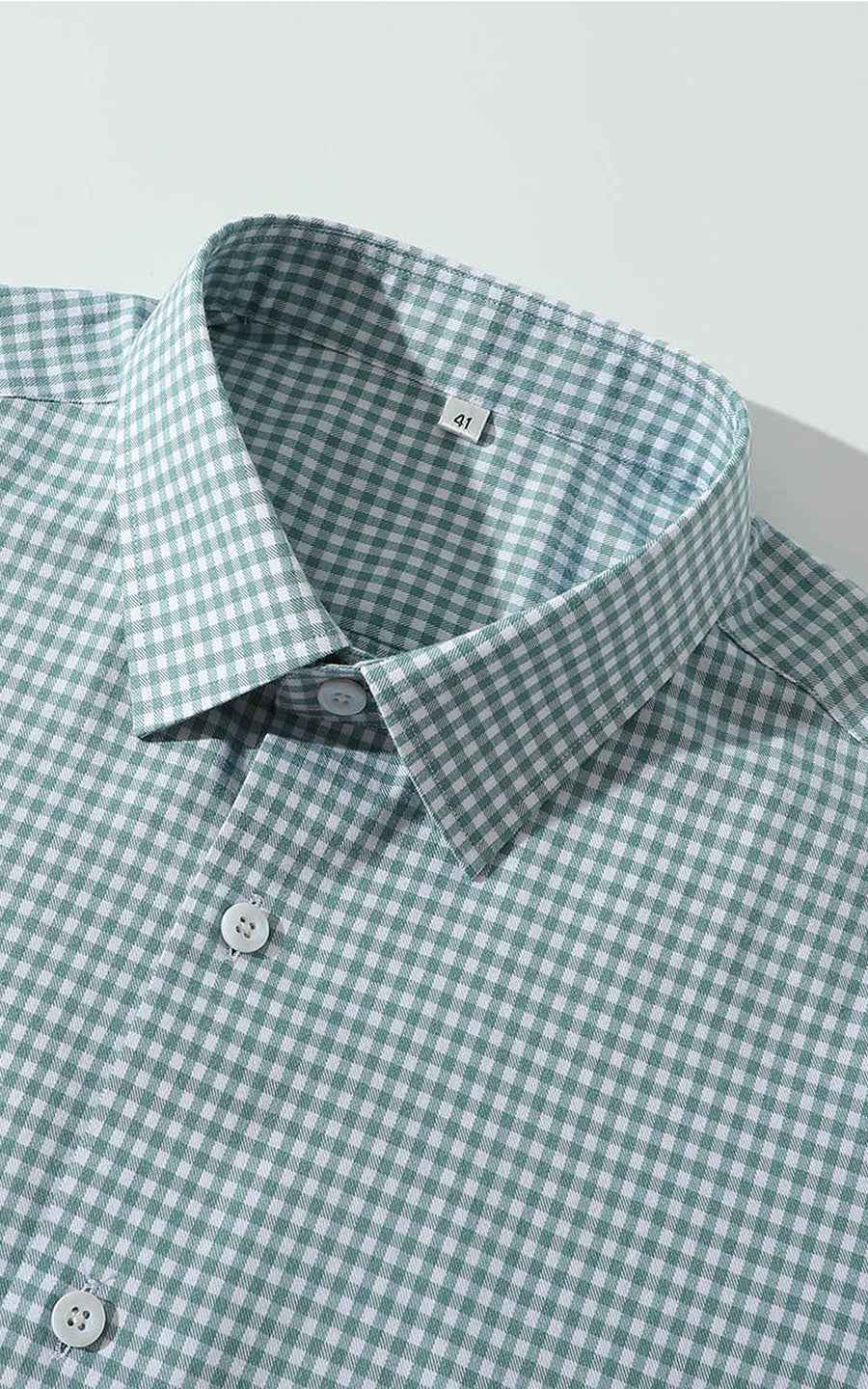 Olive Green Business Shirt - Professional Men's Look