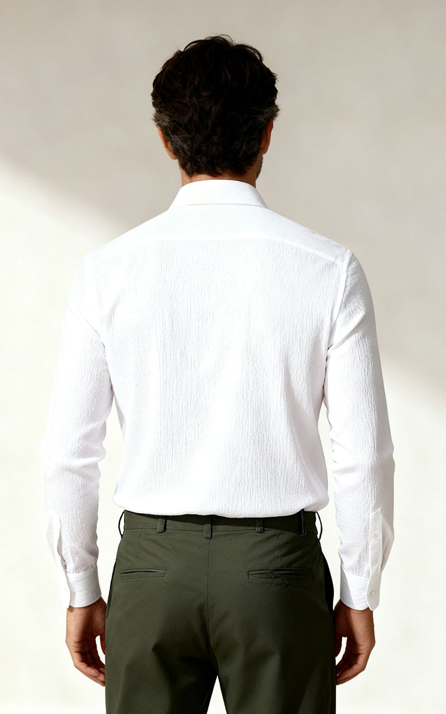 Custom White Dress Shirts - Tailored Men's Business Wear