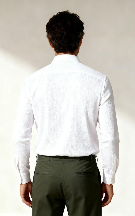 Custom White Dress Shirts - Tailored Men's Business Wear