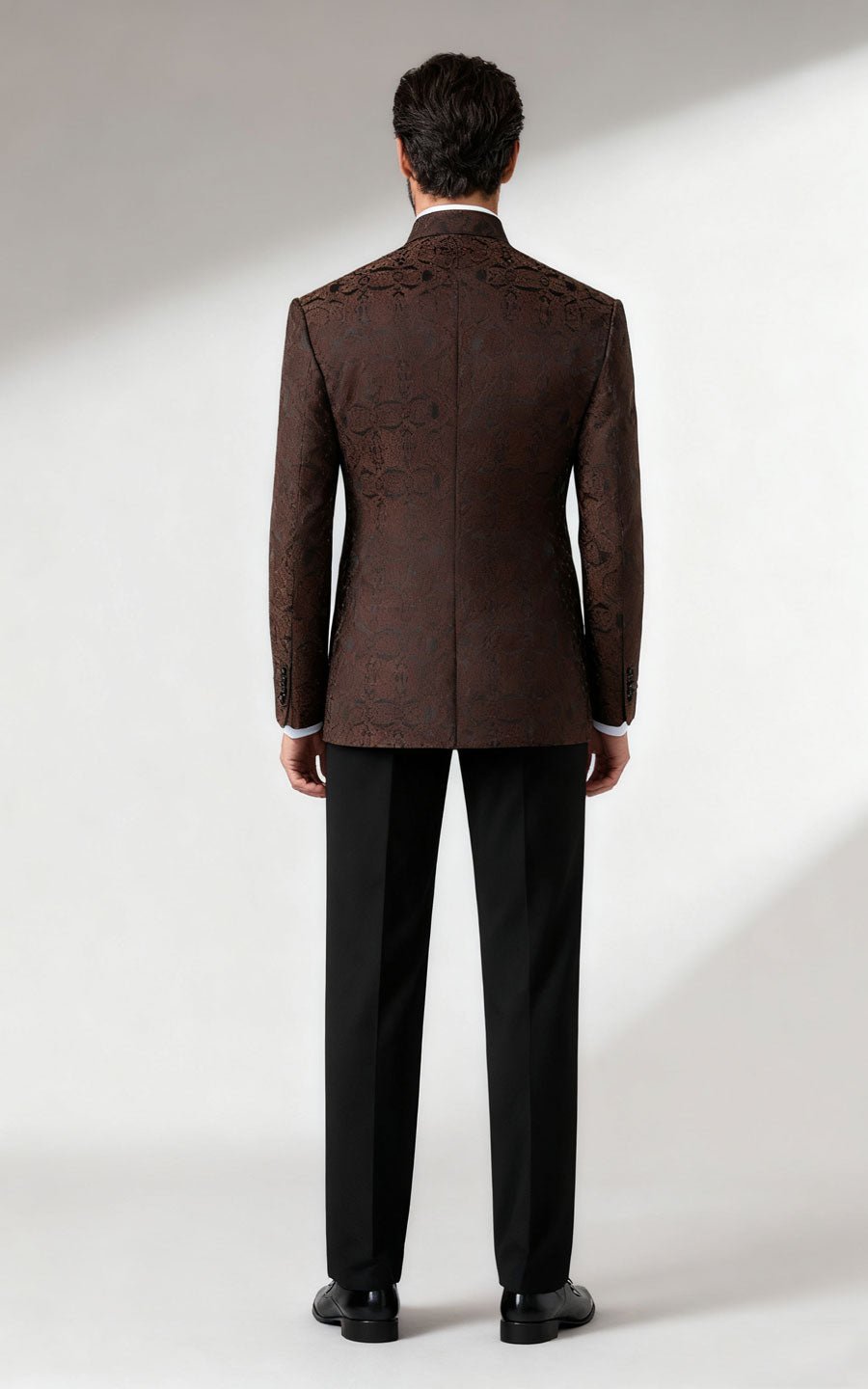 Men's Custom Chinese Dress Suit - Stand-Up Collar Tuxedo