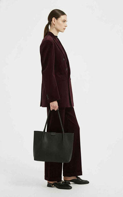 Custom Suits - Burgundy Double-Breasted Blazer Set