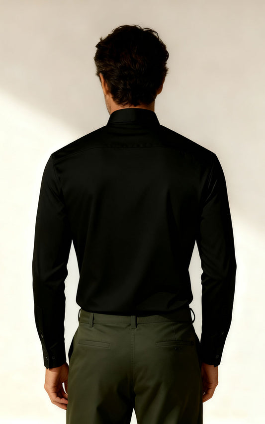 WIFI NYC Black Shirt Gold Embroidery - Premium Cotton