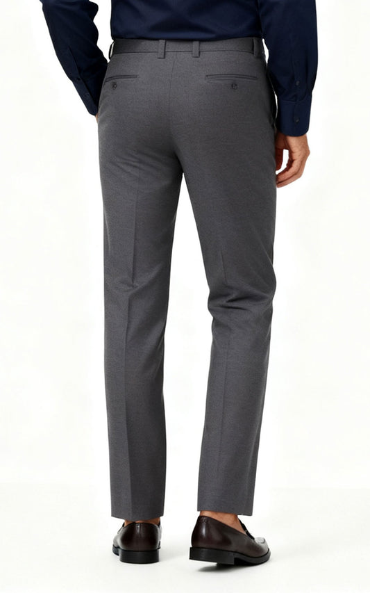 Medium Grey Dress Pants - Custom Tailored Business Trousers