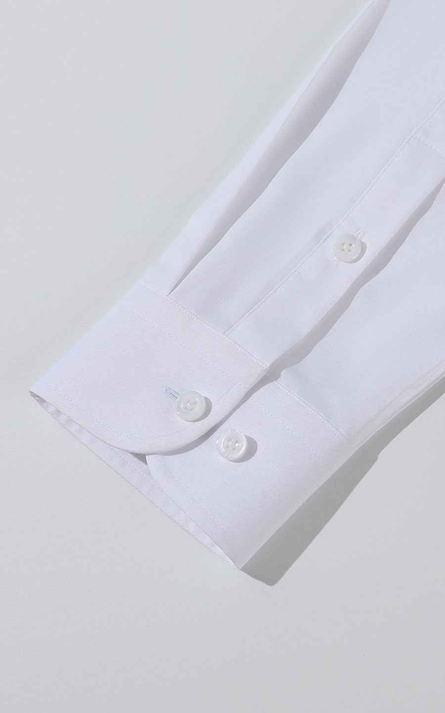 Custom White Shirt with Logo - Men's Tailored Fit
