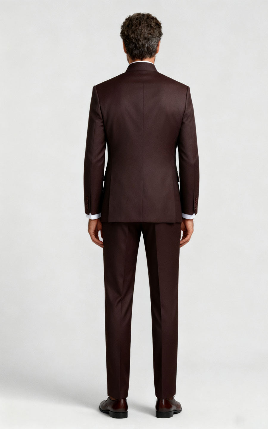 Wine Red Custom Suit - Tailored Chinese Formal Dress