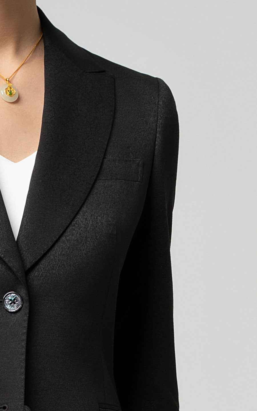 Classic Black Blazer Suit Set - Executive Style
