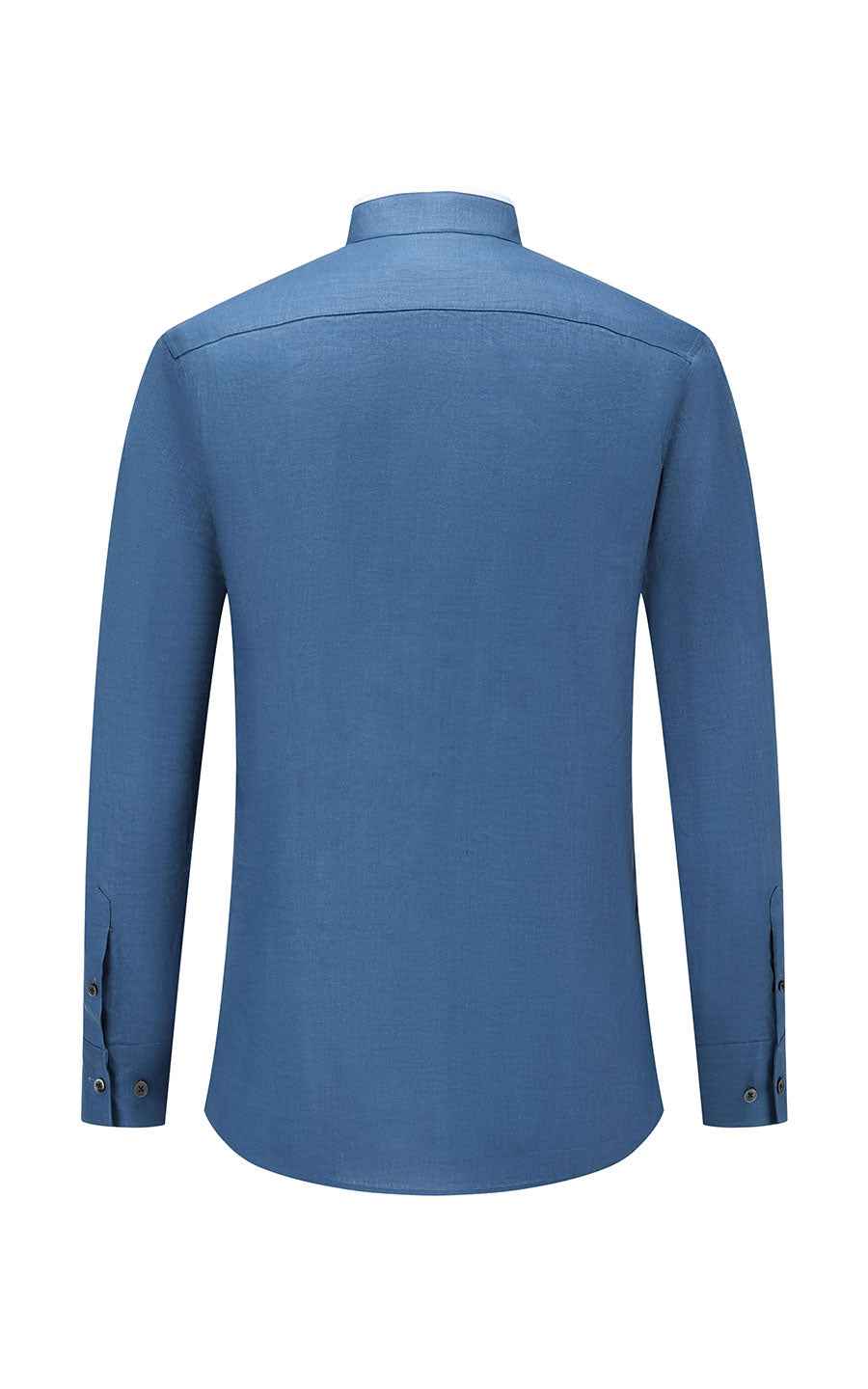 Men's Shirts Linen Casual Shirt - Ukiyo-e Textured Design