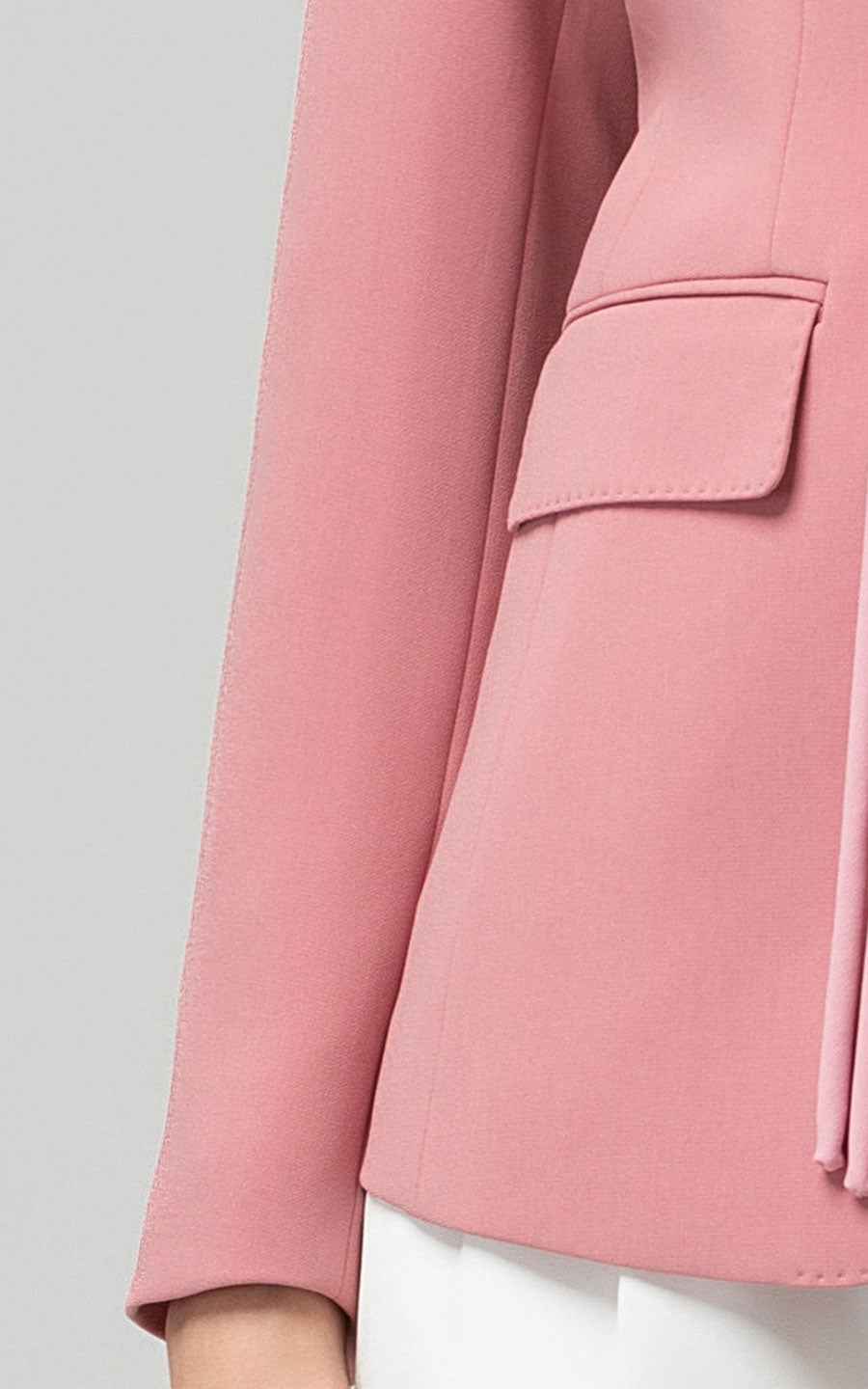 Pink Professional Blazer Suit Set - Women's Business Outfit