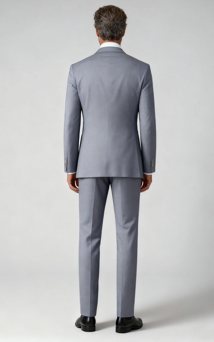 Custom Light Haze Blue Tailored Suit - Premium Online