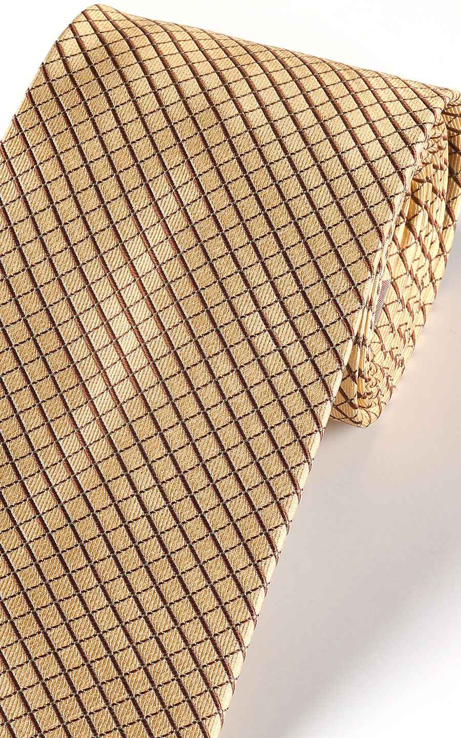 Gold mesh metallic fabric texture - luxury tie detail