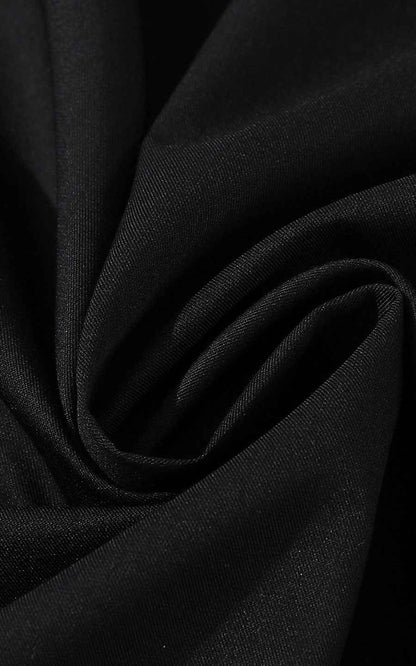 Custom Black Dragon Embroidered Dress Shirt - Tailored Fit