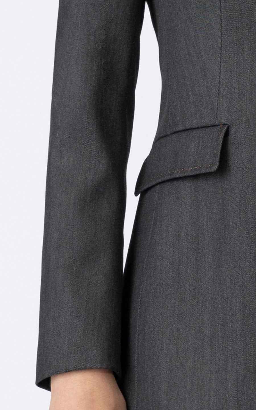 Women's Professional Tailored Blazer - Charcoal Grey