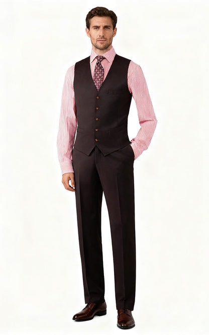 Custom Vest Burgundy Vest Handmade Tailored Design
