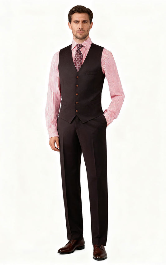 Custom Vest Burgundy Vest Handmade Tailored Design