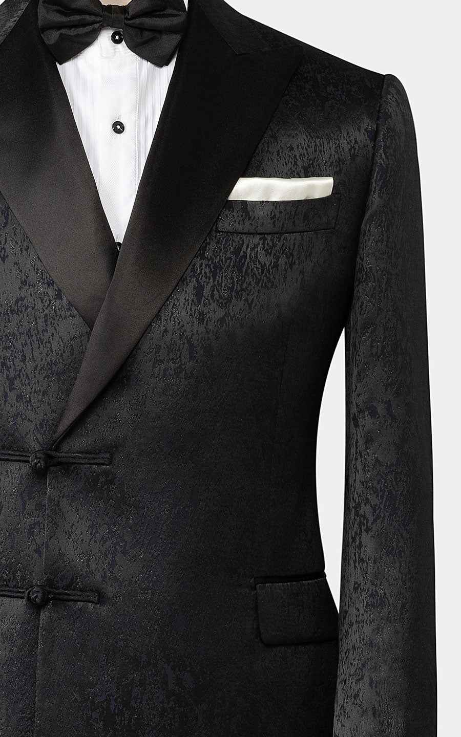 Custom Wool Jacquard Suit Jacket
