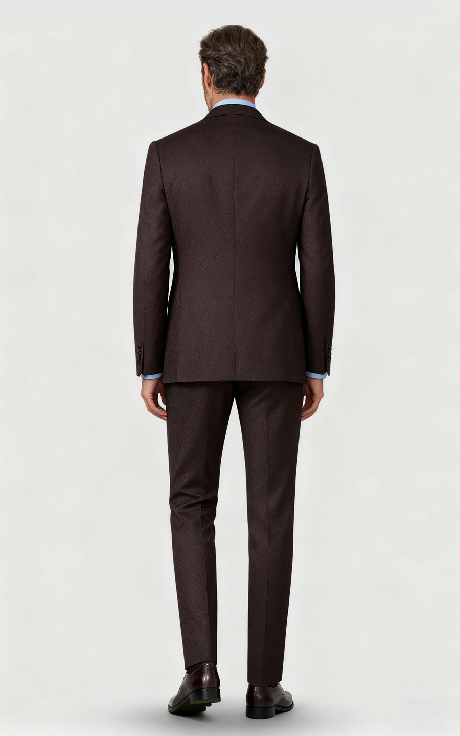Brown Twill Custom Tailored Suit - Bespoke Menswear