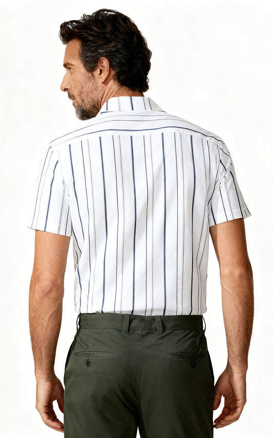 Anti-Wrinkle Cotton Dress Shirts - Business Casual