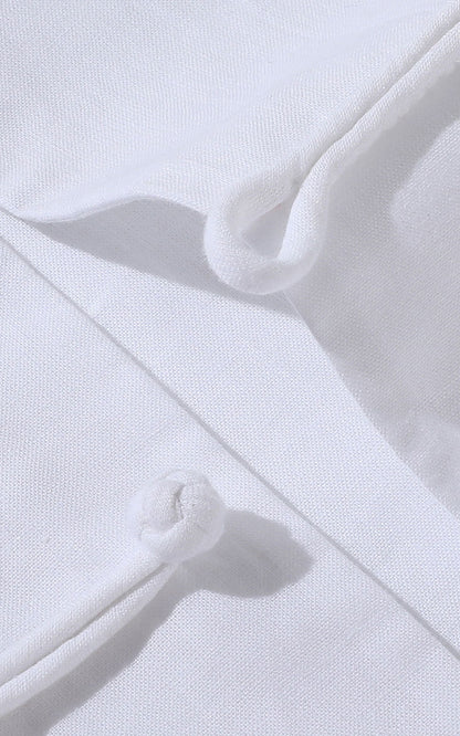 Wrinkle-Free White Dress Shirt - Custom Tailored