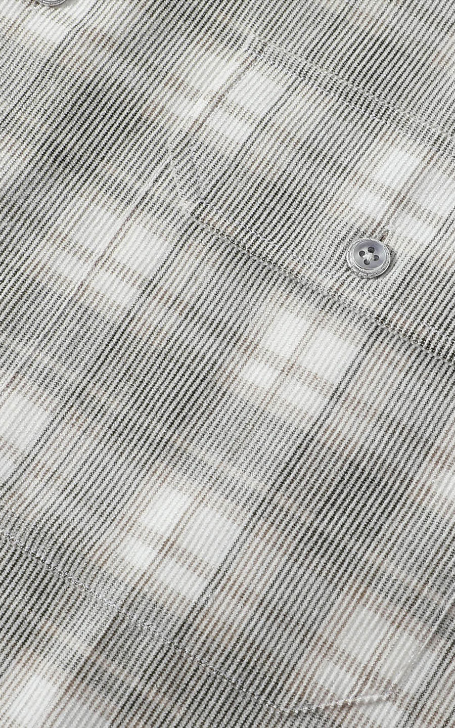 Light grey flannel texture - premium cotton weave