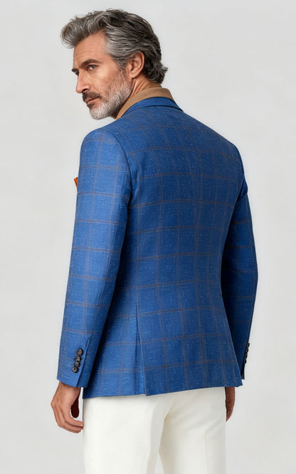 Custom Blue Blazer - Tailored Men's Suit Jacket