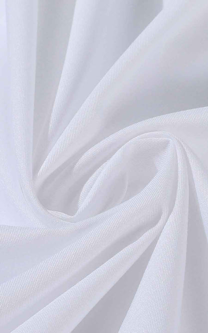Custom White Dress Shirt with Green Accents - Tailored Fit