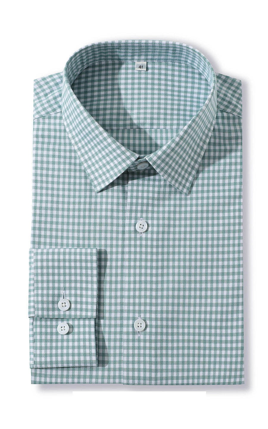 Tailored Fit Olive Dress Shirt - Modern Men's Style