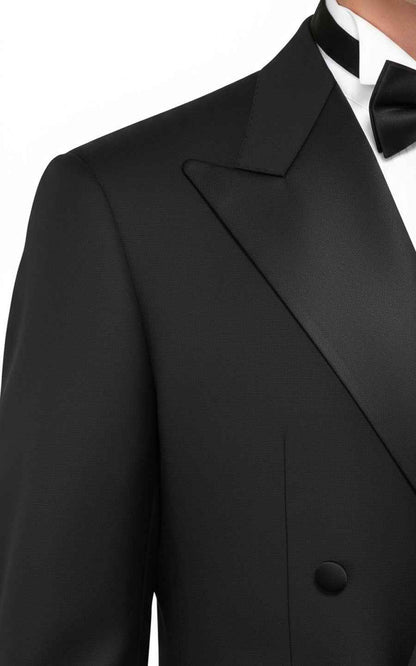 Men's Double-Breasted Tuxedo Suits Premium Formal