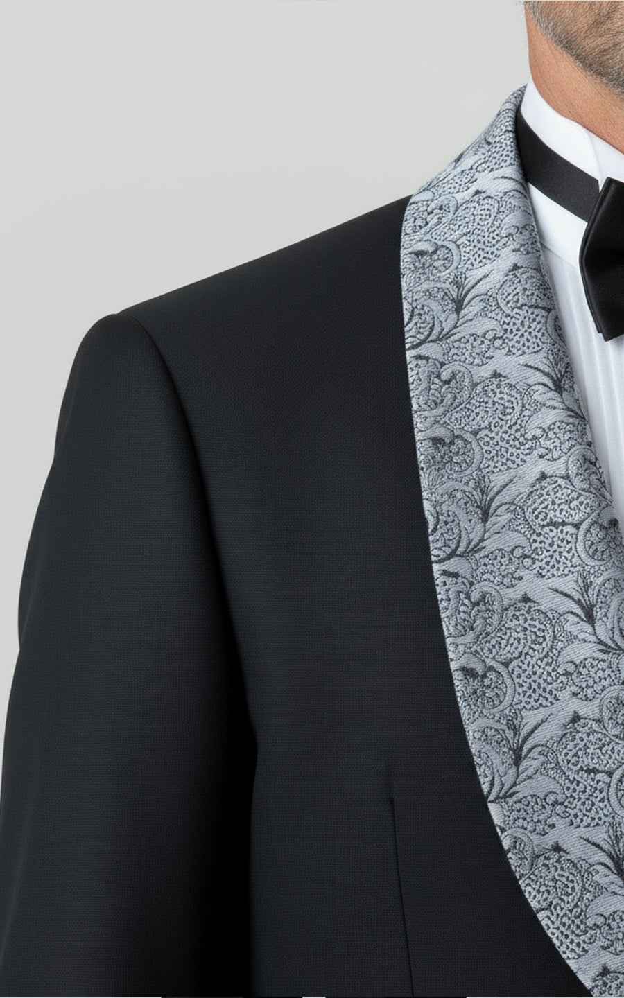 Made to Measure Black Tuxedo Mens Formal Wedding Evening Coat